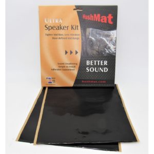 Speaker Kit - Stealth Black Foil with Self-Adhesive Butyl-2 Sheets 10inx10in ea 1.4 sq ft
