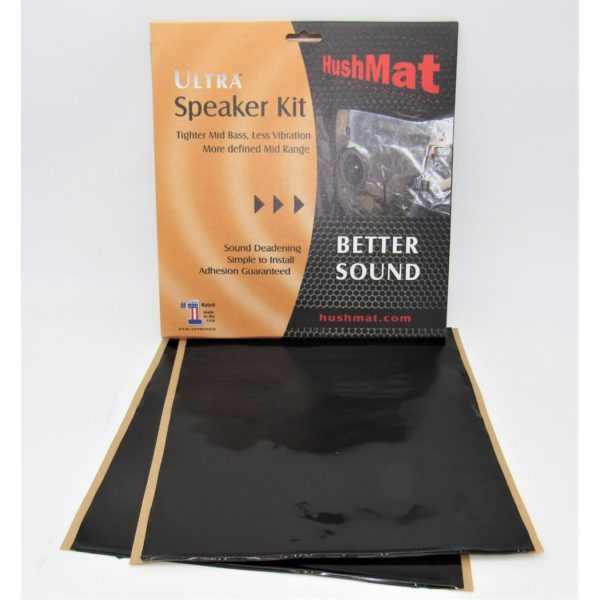 Speaker Kit - Stealth Black Foil with Self-Adhesive Butyl-2 Sheets 10inx10in ea 1.4 sq ft