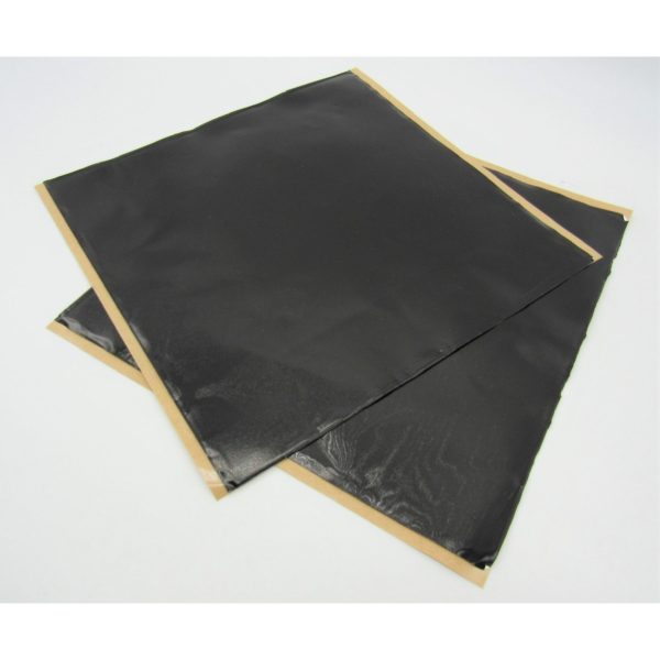 Speaker Kit - Stealth Black Foil with Self-Adhesive Butyl-2 Sheets 10inx10in ea 1.4 sq ft