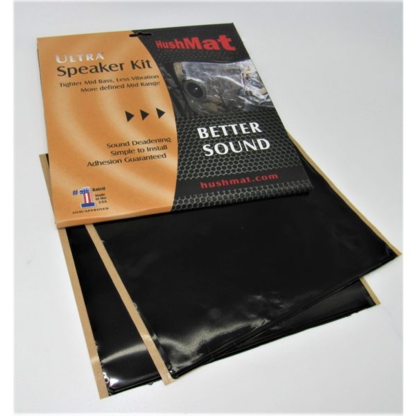 Speaker Kit - Stealth Black Foil with Self-Adhesive Butyl-2 Sheets 10inx10in ea 1.4 sq ft